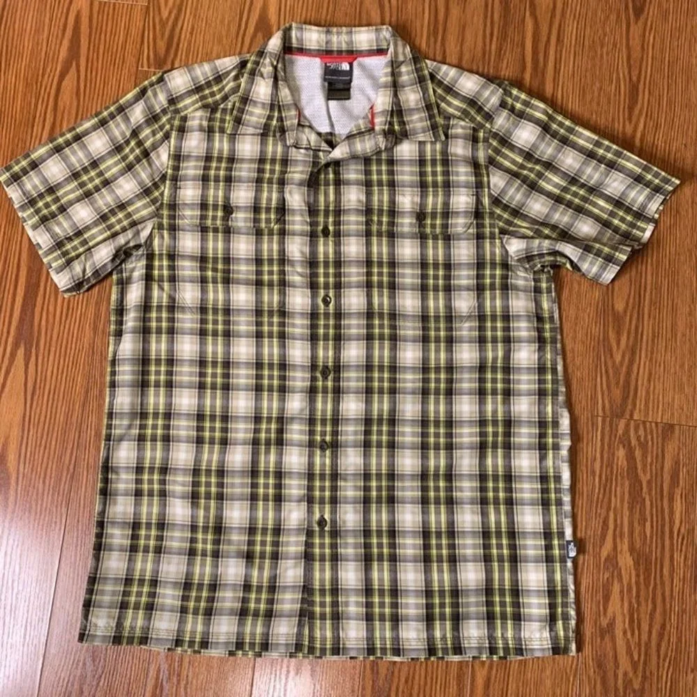 North Face Mens Medium‎ Pine Knot Plaid Shirt